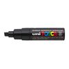 Posca UNI PC-8K CHISEL TIP MARKER PEN- BLACK (BOX OF 6)