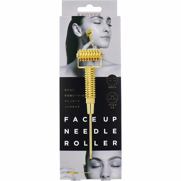 Set of 10 Cojit BEAUTY SOCIAL Face Up Needle Roller Beautiful Skin Beauty Pores Face Roller Skin Care Eye Massage Roller Beauty Products Facial Roller Facial Equipment Facial Body Care Esthetics Face Line Decollete Lift Up