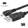 Micro USB Charging Cord for UHF Electric Guitar Wireless Transmitter Receiver