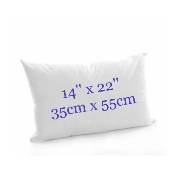 Rectangular Oblong Hollowfibre Cushion Pads Inner Inserts - Bounce Back Cushions (14x22)