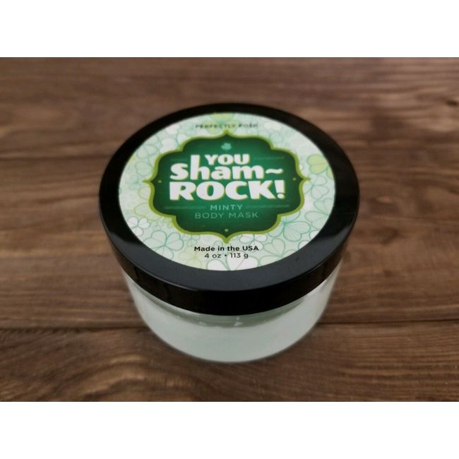 Perfectly Posh ~ YOU SHAM-ROCK! ~ Minty Body Mask ~ NEW|BROKEN SEAL ~ Exclusive