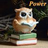 Gemmia Book Lover Reading Statue- Love Study Pig Lady