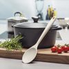 Zeal Silicone Non-Stick Cooking Spoon (28cm) -Cream