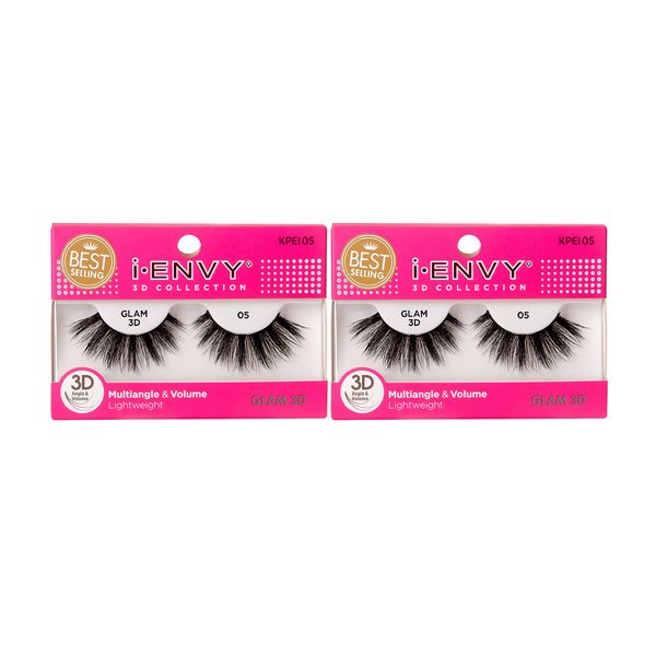 i-Envy 3D Glam Collection Multi-angle & Volume (2 PACK, KPEI05)