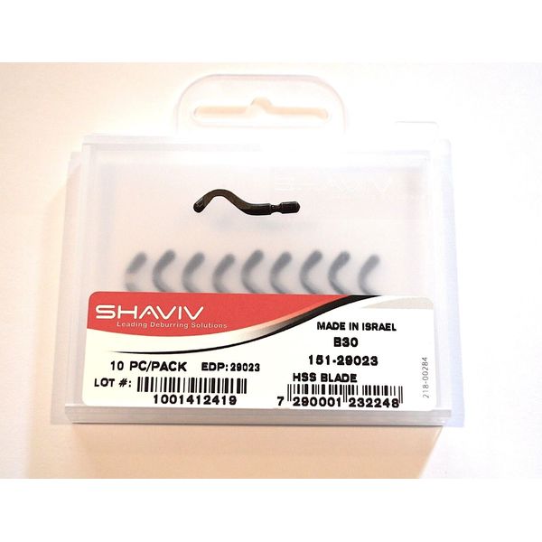 Shaviv B30 Cutter Deburring Blade Pkg of 10  #29023