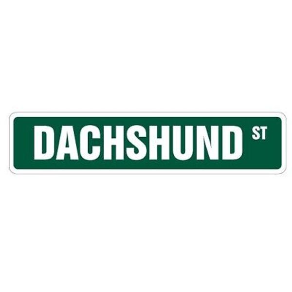 SignMission Z-Dachshund 8 x 12 in. Dachshund Sign Dog Pet Parking Signs