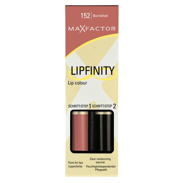 Max Factor Lipfinity Lipstick for Women, # 152 Burnished, 0.14 Ounce