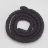 DreadLab - Bendable Spiral Dread Ties (50cm, Black With Black Thread)