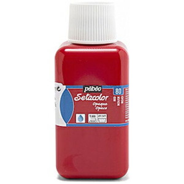 Other manufacturers Water-based acrylic paint for fabrics, opaque color, 250ml, Setacolor, Red, 296080