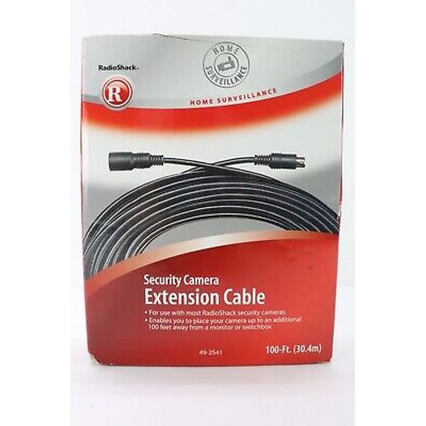 Radio Shack Home Surveillance Security Camera Cable 100' 49-2541