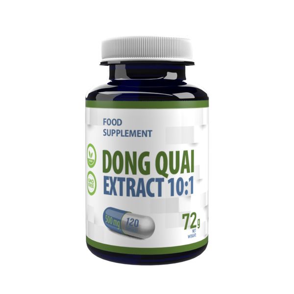 Dong Quai 5,000mg Equivalent (500mg of 10:1 Extract) 120 Vegan Capsules, 3rd Party Lab Tested, High Strength Supplement