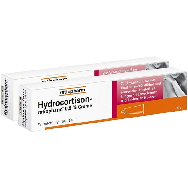 Hydrocortisone Ratio 0 5% Economy Set 2 x 30 g Cream