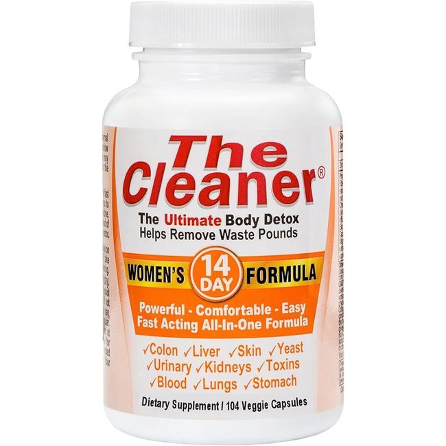 Century System's The Cleaner Women's Formula 14 Day Ultimate Body Detox 104 Caps