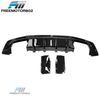 Fits 16-24 Chevy Camaro SS LT LS Gloss Black PP Rear Bumper Lip Diffuser Spoiler
