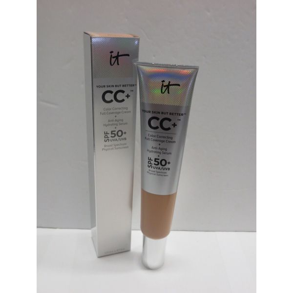 IT COSMETICS YOUR SKIN BUT BETTER CC+ CORRECTING CREAM MEDIUM 2.53 OZ (BOXED)
