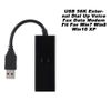 Thincol Data Modem USB 2.0 56K Data Fax External Modem for Win7 / 8 / 10 / XP with CD Driver and Phone Cable (Black)