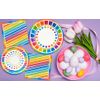 Rainbow Party Supplies,Rainbow Party Decorations Tableware Cup Balloons Plates