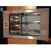 GIBSON HOME 16 PIECE STAINLESS STEEL FLATWARE SET