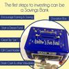 Personalized Tribal Arrows boy Childrens Blue Cash Box