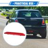 X AUTOHAUX High Level 3rd Third Brake Light Compatible for VW Polo MK4, ABS Red