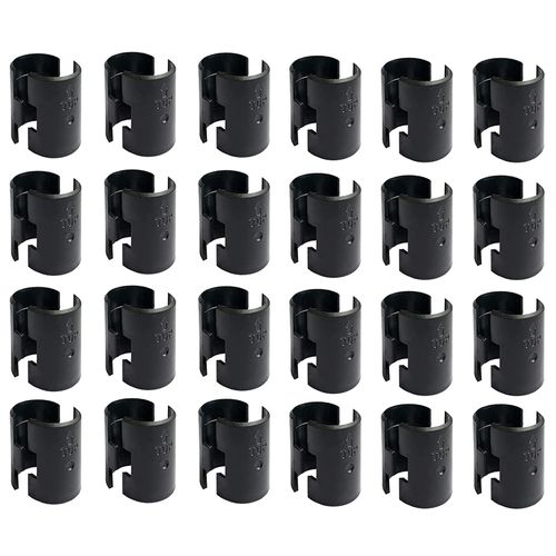 Wire Shelf Clips Shelving Sleeves - 48 Pack Shelf Lock Clips for 1" Post- Shelving Sleeves Replacements for Wire Shelving System