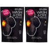 2x Dylon Wash & Dye Black Machine Dye Fabric Large 350G