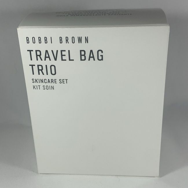Bobbi Brown TRAVEL BAG TRIO Skincare Set. New in box - 3 Piece Set