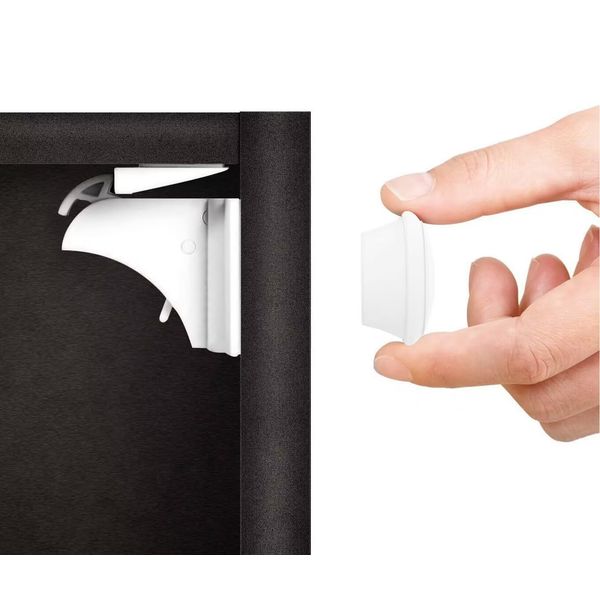 Baby Safety Magnetic Cupboard Lock White