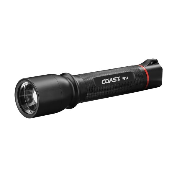 Coast Cutlery COAST® HP14 629 Lumen PURE BEAM® Focusing LED Flashlight with SLIDE FOCUS® and BEAM LOCK® System