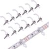 100 Pack Strip Light Mounting Bracket,Transparent Fixing Clips for 10Mm Wide IP6