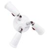 WANGCL 3 in 1 Adjustable E27 to E27 Base Light Bulb Adapter AC 220V Light Socket Splitter with Switch