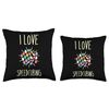 I Love Speedcubing Speed Cubing Cuber Cube Cubing Throw Pillow