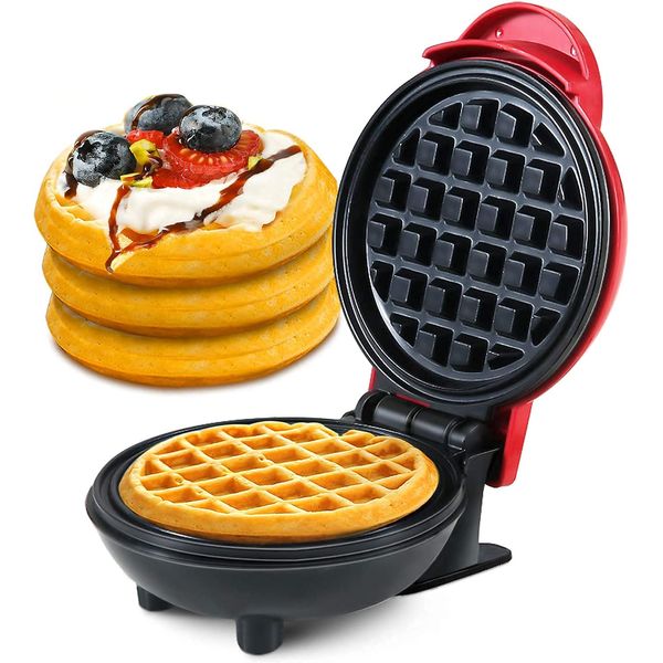 Candora Home Mini Waffle Maker Machine for Individual Waffles, Paninis, Hash Browns