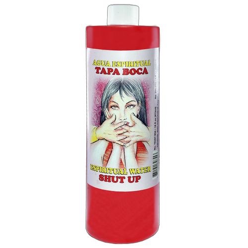 MISTIC 1 BOTTLE SHUT UP SPIRITUAL WATER- TAPA BOCA AGUA ESPIRITUAL 16OZ-WICCA-MAGICK-PAGAN