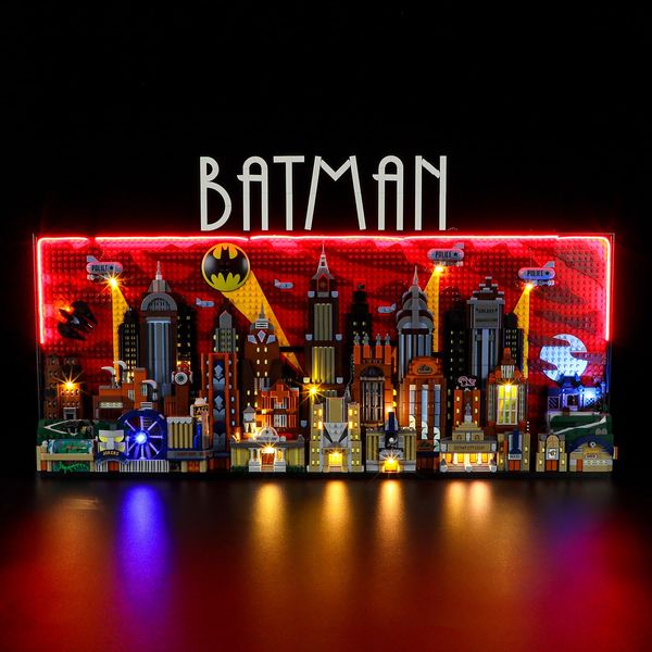 BRIKSMAX Light Kit for Lego-76271 The Animated Series Gotham City - Compatible with Lego Batman Building Set- Not Include Lego Set