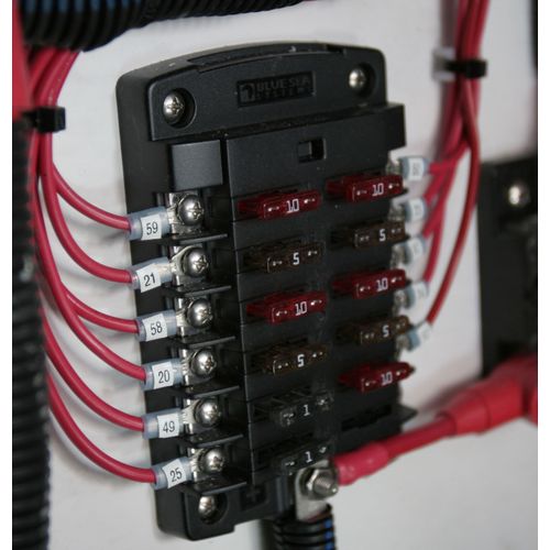 Blue Sea Systems 5034 ST Blade Fuse Block 12 Circuit