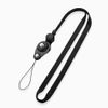 LOYELEY Neck Strap, Smartphone Strap, Hanging String, Smartphone Shoulder Strap, Removable, Mobile Phone Strap, Fall Prevention, Prevents Lost Objects, Black