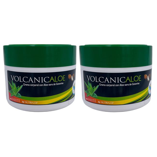 Nutraloe Volcanic Aloe Moisturising Cream with Shea Oil 250ml x 2 units