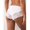 NEXT 3er-Pack Nahtlose Slips mit Spitze, Midi Weiß 40