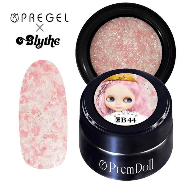 PREGEL Prim Doll Blythe Collaboration Color Gel 3g B44 Rose Bouquet Non-standard mail Nail supplies specialty store 