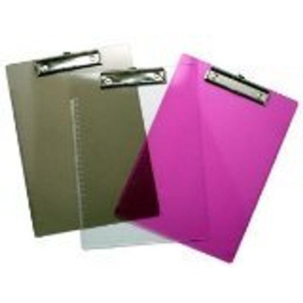 2 X Tiger A4 clipboard assorted imac colours x 1 single