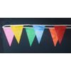 Klicnow Multicoloured Triangle Bunting 30 Flags 9 metres PVC