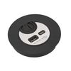 Knightsbridge SK0012 Desk Mount USB Charger 4A, Black