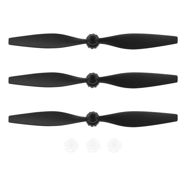 The Lord of the Tools Ersatz-Flugzeug-Propeller, ferngesteuert, inkl. 3 Stück Flugzeugpropeller-Sparer und 3 Flugzeugadapter, kompatibel mit VolantexRC F4U/T-28 Flugzeug, 3 Sets