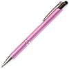 Pink JJ Ballpoint Pen with Stylus - Black Ink Refill, Medium Tip Point