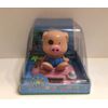 Solar powered piggy boy sitting down figuire toy 4"H