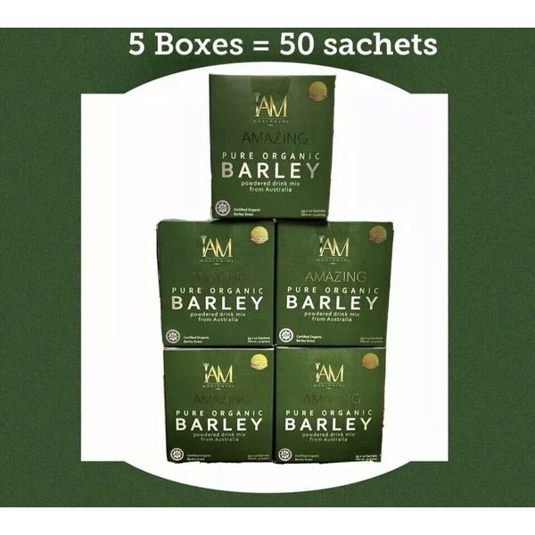 IAM Amazing Pure Organic Barley Powder - 5Boxess