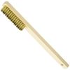 Bigman No. 212 Brush, Brass, Wooden Handle, 4 Rows