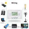 SolaMr 10A Solar Charge Controller 12V/24V Auto Identification Voltage Intelligent Regulator with LCD Display - T10