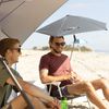 Sport-Brella Versa-Brella SPF 50+ Adjustable Umbrella with Universal Clamp, Regular, Gray